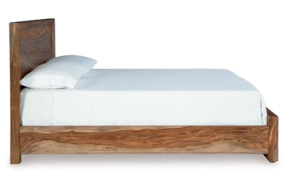 Signature Design by Ashley Dressonni King Panel Bed-Brown