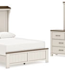 Signature Design by Ashley Darborn Queen Panel Bed, Dresser and Mirror