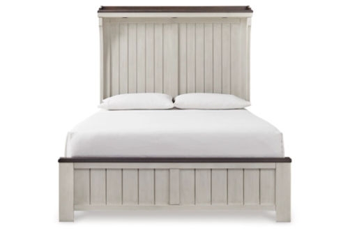 Signature Design by Ashley Darborn Queen Panel Bed-Gray/Brown