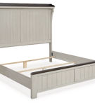 Signature Design by Ashley Darborn King Panel Bed-Gray/Brown