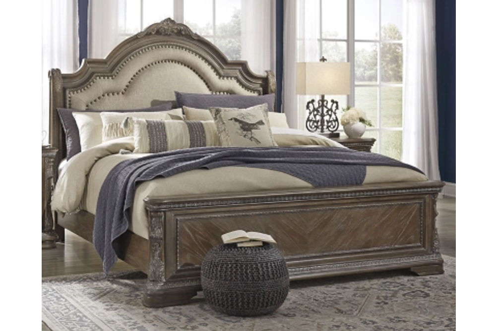 Charmond California King Upholstered Sleigh Bed