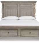 Millennium by Ashley Harrastone King Panel Bed-Gray