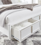 Signature Design by Ashley Chalanna California King Upholstered Storage Bed