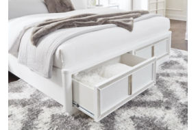 Signature Design by Ashley Chalanna California King Upholstered Storage Bed