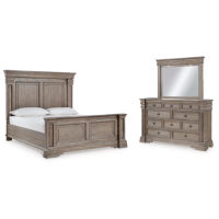 Signature Design by Ashley Blairhurst Queen Panel Bed, Dresser and Mirror
