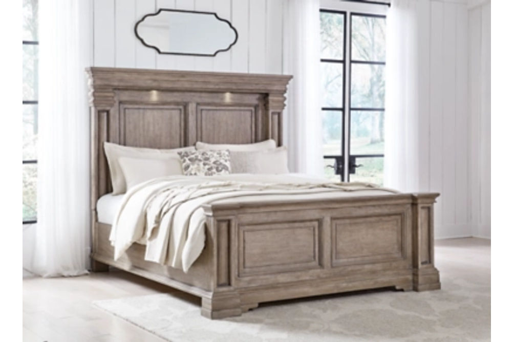 Signature Design by Ashley Blairhurst California King Panel Bed-Light Grayish