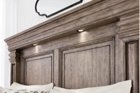 Signature Design by Ashley Blairhurst King Panel Bed-Light Grayish Brown