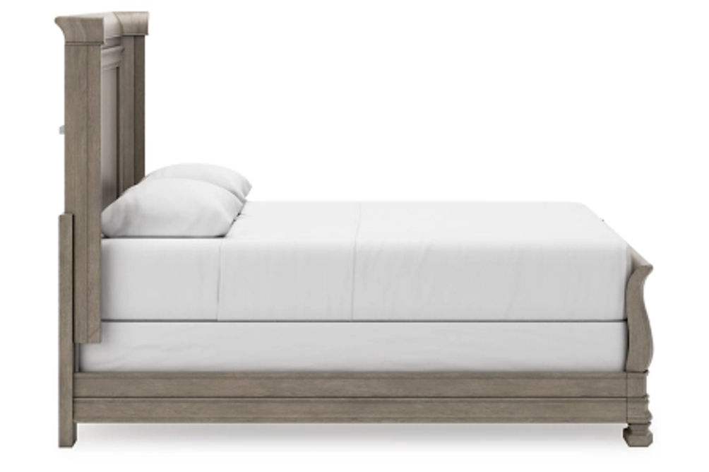 Signature Design by Ashley Lexorne Queen Sleigh Bed, Dresser and Mirror