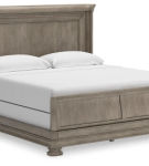 Signature Design by Ashley Lexorne King Sleigh Bed-Gray