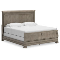 Signature Design by Ashley Lexorne King Sleigh Bed-Gray