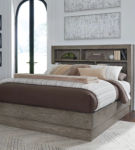 Signature Design by Ashley Anibecca Queen Bookcase Bed-Weathered Gray