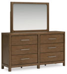 Signature Design by Ashley Cabalynn King Upholstered Bed, Dresser and Mirror