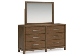 Signature Design by Ashley Cabalynn King Upholstered Bed, Dresser and Mirror