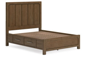 Signature Design by Ashley Cabalynn Queen Panel Bed with Storage-Light Brown