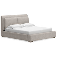 Signature Design by Ashley Cabalynn California King Upholstered Bed-Light Brow