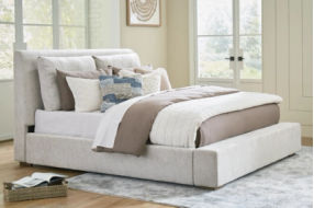 Signature Design by Ashley Cabalynn California King Upholstered Bed-Light Brow