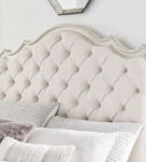 Signature Design by Ashley Arlendyne King Upholstered Bed-Antique White