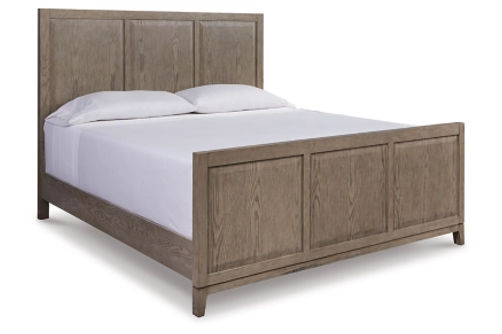 Signature Design by Ashley Chrestner California King Panel Bed-Gray