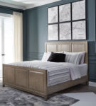 Signature Design by Ashley Chrestner California King Panel Bed-Gray