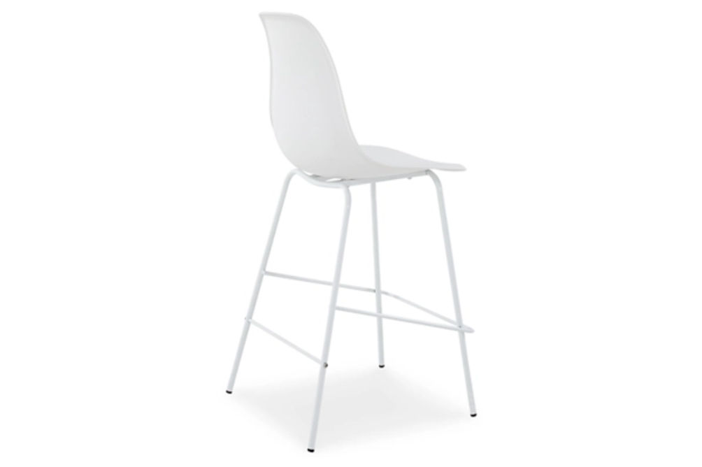 Signature Design by Ashley Forestead Counter Height Bar Stool (Set of 2)-White