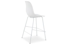 Signature Design by Ashley Forestead Counter Height Bar Stool (Set of 2)-White