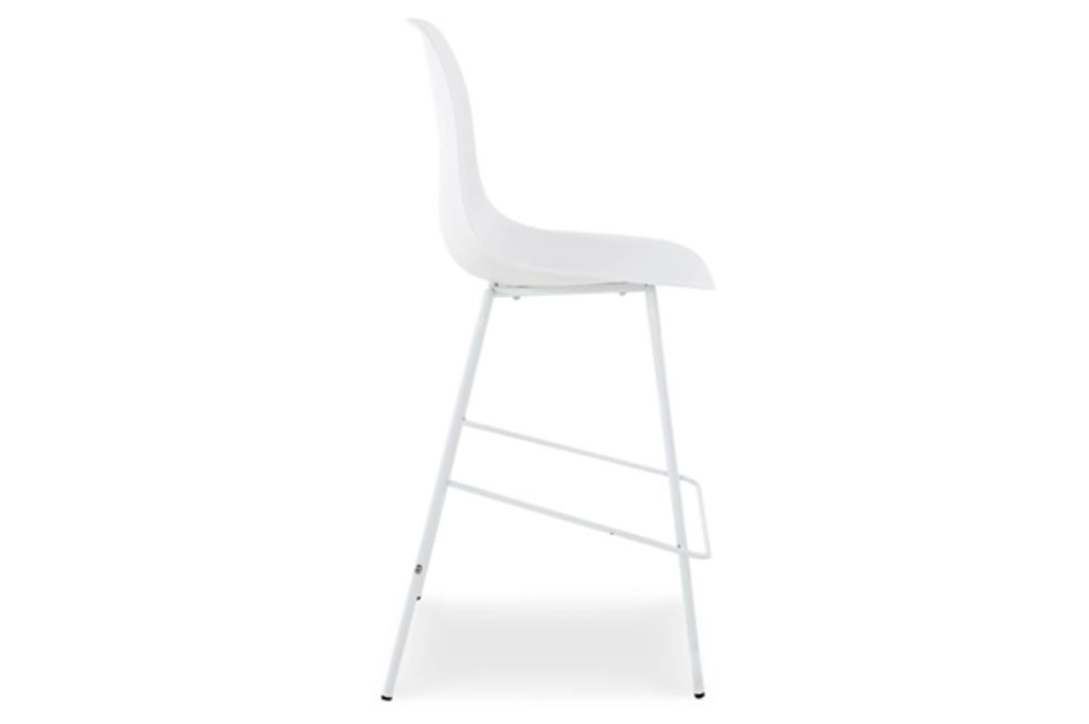Signature Design by Ashley Forestead Counter Height Bar Stool (Set of 2)-White