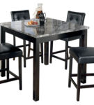 Signature Design by Ashley Maysville Counter Height Dining Table and Bar Stool