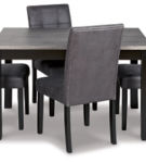 Signature Design by Ashley Garvine Dining Table and Chairs (Set of 5)-Two-tone