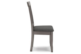 Signature Design by Ashley Shullden Dining Table and 4 Chairs-Gray