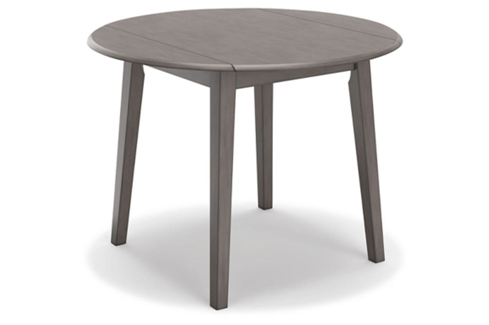 Signature Design by Ashley Shullden Dining Table and 4 Chairs-Gray