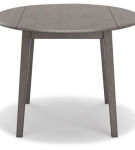 Signature Design by Ashley Shullden Dining Table and 4 Chairs-Gray