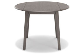 Signature Design by Ashley Shullden Dining Table and 4 Chairs-Gray