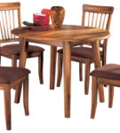 Ashley Berringer Dining Table and 4 Chairs-Rustic Brown