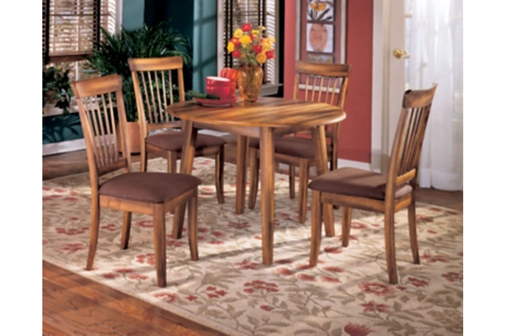 Ashley Berringer Dining Table and 4 Chairs-Rustic Brown