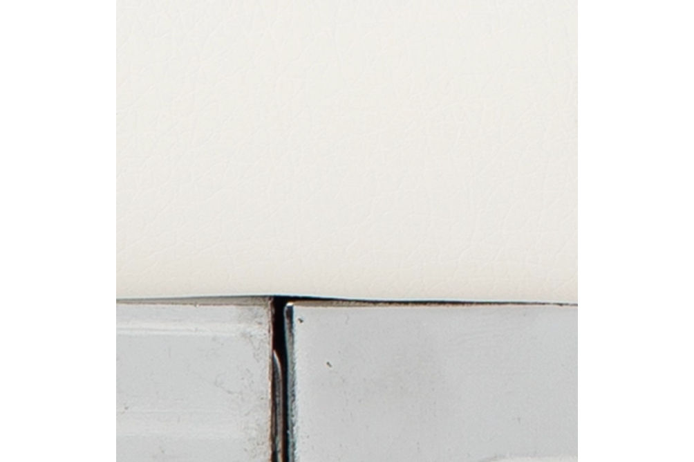 Signature Design by Ashley Madanere Bar Height Bar Stool (Set of 2)-White/Chro