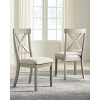 Signature Design by Ashley Parellen Dining Table and 4 Chairs-Gray