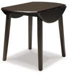 Signature Design by Ashley Hammis Dining Table and 4 Chairs-Dark Brown