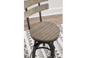 Signature Design by Ashley Lesterton Counter Height Bar Stool (Set of 2)-Light