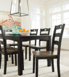 Froshburg Dining Table and Chairs (Set of 7)