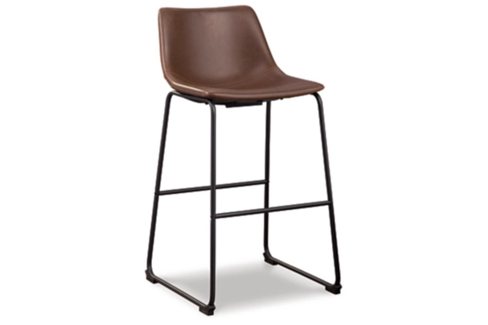 Signature Design by Ashley Centiar Pub Height Bar Stool (Set of 2)-Brown