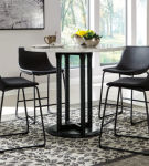 Signature Design by Ashley Centiar Counter Height Dining Table and 4 Barstools