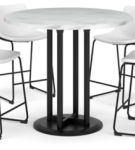 Signature Design by Ashley Centiar Counter Height Dining Table and 4 Barstools