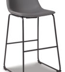 Signature Design by Ashley Centiar Pub Height Bar Stool (Set of 2)-Gray