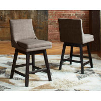 Signature Design by Ashley Tallenger Counter Height Bar Stool (Set of 2)-Light