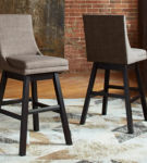 Signature Design by Ashley Tallenger Bar Height Bar Stool (Set of 2)