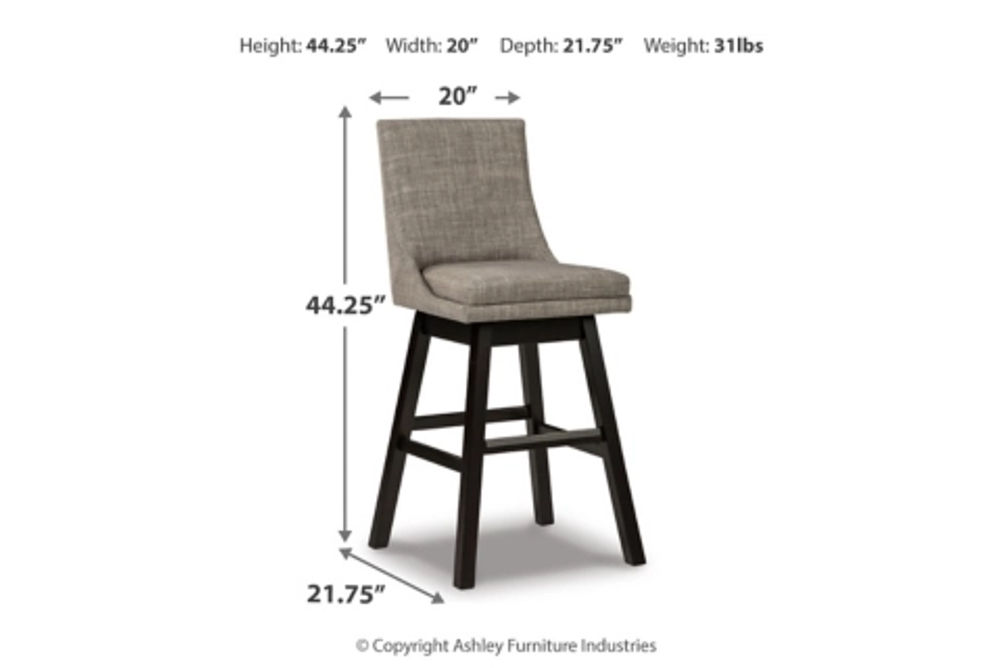 Signature Design by Ashley Tallenger Bar Height Bar Stool (Set of 2)