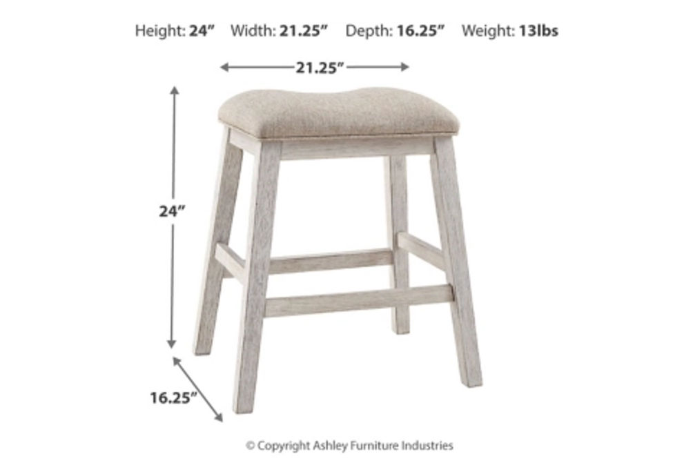 Signature Design by Ashley Skempton Counter Height Dining Table and 4 Barstools