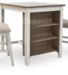 Signature Design by Ashley Skempton Counter Height Dining Table and Bar Stools