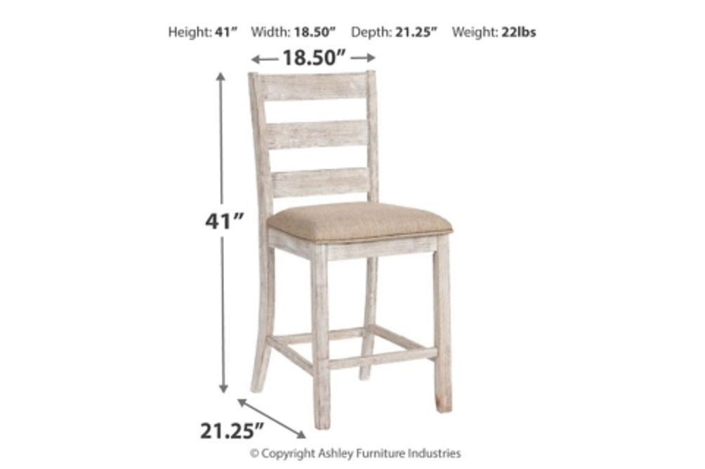 Signature Design by Ashley Skempton Counter Height Dining Table and 4 Barstools