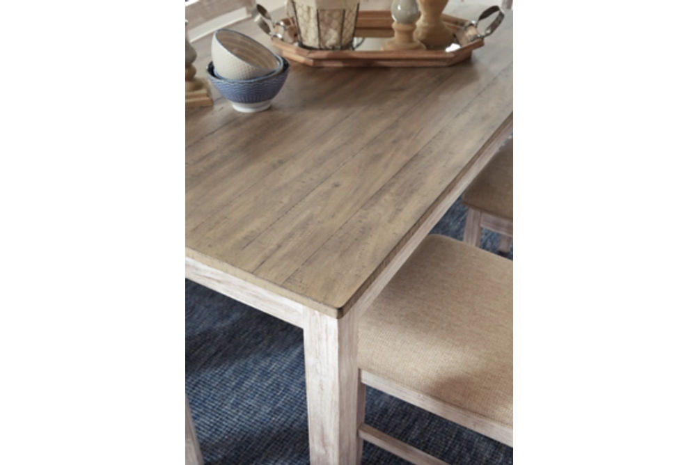 Signature Design by Ashley Skempton Counter Height Dining Table and 2 Barstools